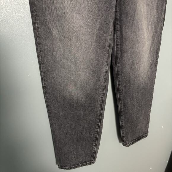 MADEWELL The Slougchy Boyjean Black Denim Jeans Pants Dark 26 - Picture 3 of 12